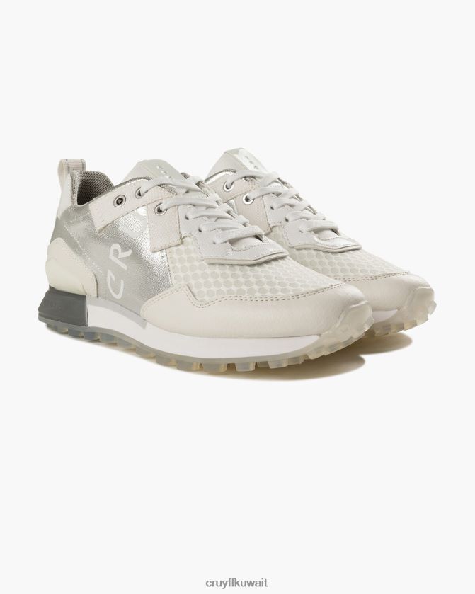 Cruyff أبيض فضي نحيف سوبربيا Z02JN981 أحذية رياضية
