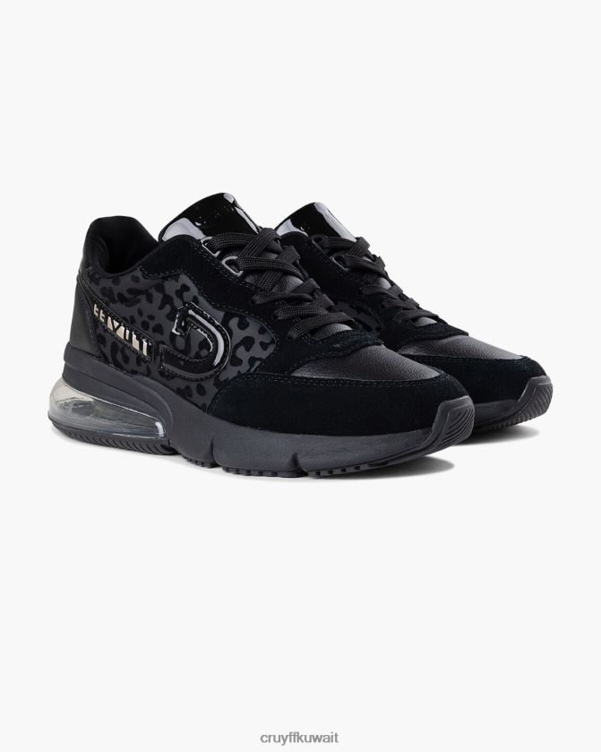 Cruyff أسود نحيف فلاش الماس Z02JN993 أحذية رياضية