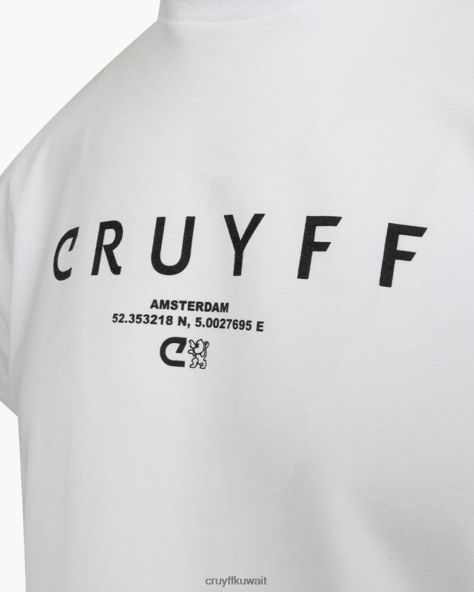 Cruyff أبيض رجال سيتي باك تي ams Z02JN640 تي شيرت