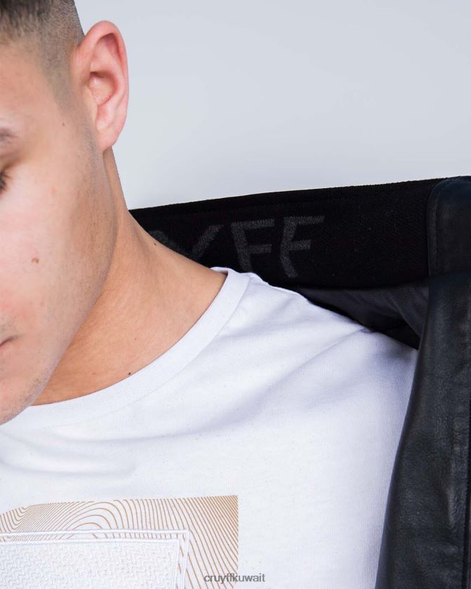 Cruyff أسود رجال سترة هارينغتون الجلدية dante Z02JN684 السترة