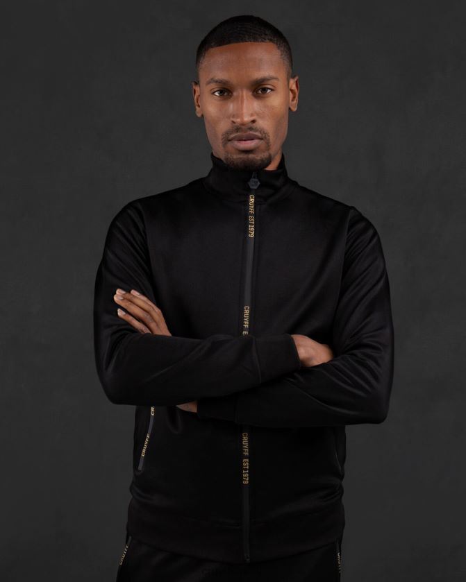 Cruyff أسود رجال أعلى المسار enzo Z02JN928 السترة