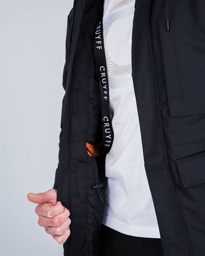 Cruyff أسود رجال جاكيت مبطن galvez Z02JN763 السترة