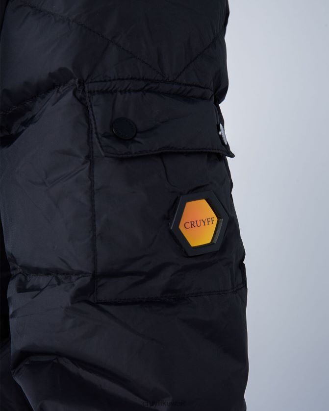 Cruyff أسود رجال جاكيت مبطن galvez Z02JN763 السترة