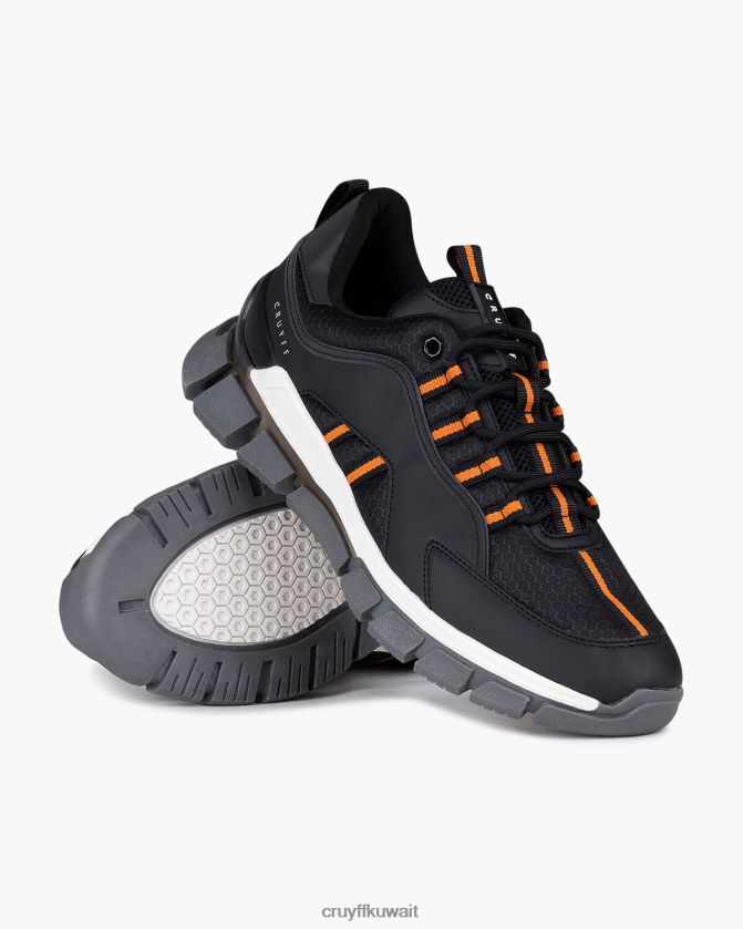 Cruyff برتقالة سوداء رجال الخوف s.p. Z02JN687 أحذية رياضية