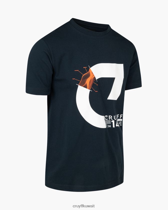 Cruyff ليالي زرقاء رجال آلان ss نقطة الإنطلاق Z02JN123 تي شيرت